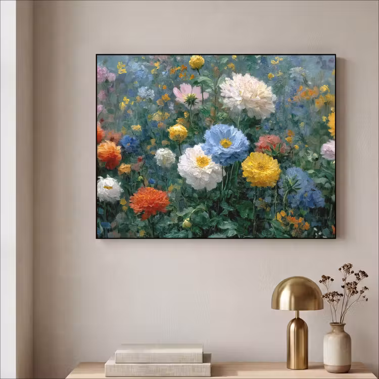 Art Frame - Close-up - Veld - Bloemen - Kleurrijk — 5