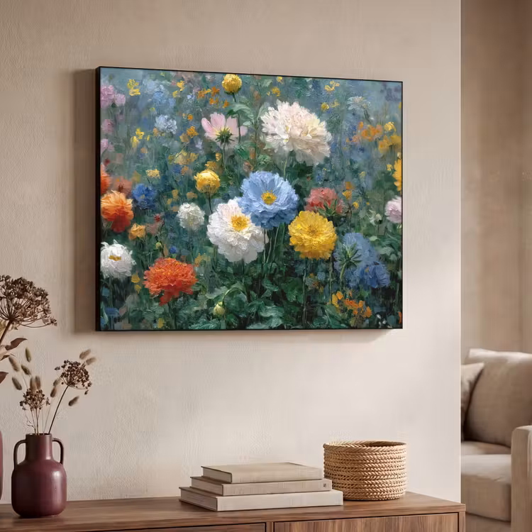 Art Frame - Close-up - Veld - Bloemen - Kleurrijk — 7
