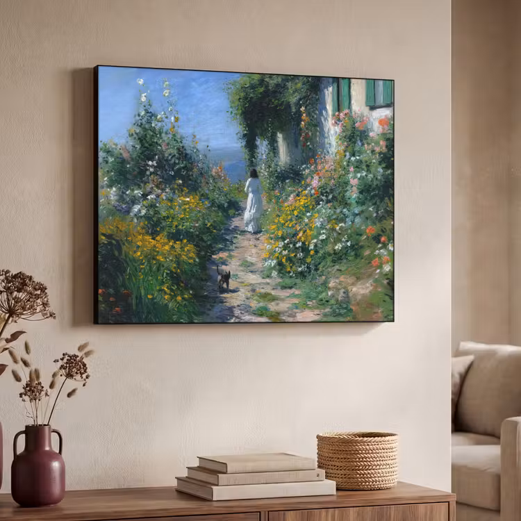 Art Frame - Kat - Vrouw - Bloemen - Huis — 7