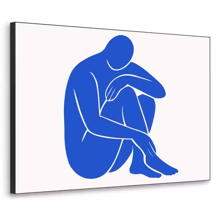 Art Frame - Lichaam - Abstract - Blauw — 1