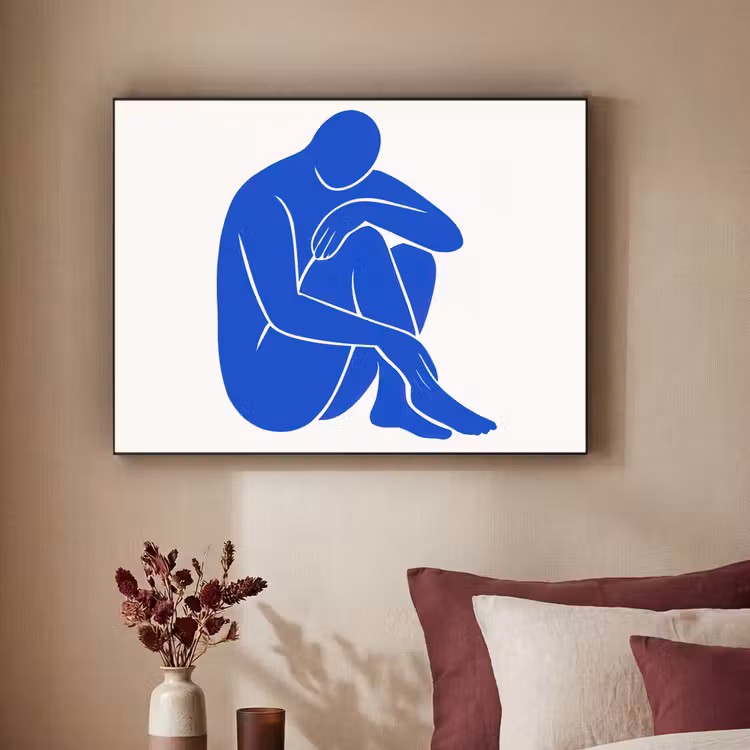 Art Frame - Lichaam - Abstract - Blauw — 3