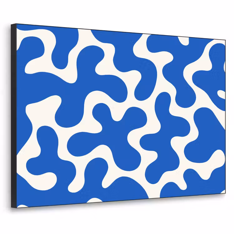 Art Frame - Vormen - Abstract - Blauw - Golven — 1