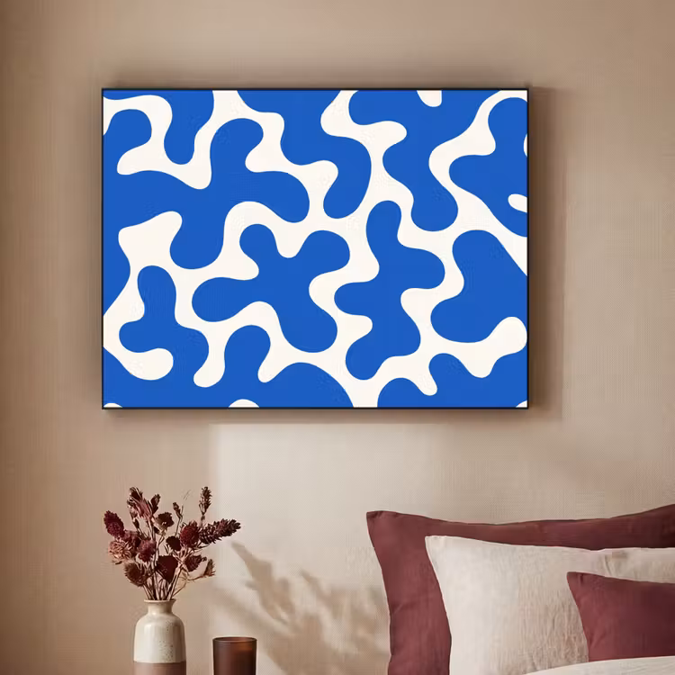Art Frame - Vormen - Abstract - Blauw - Golven — 3