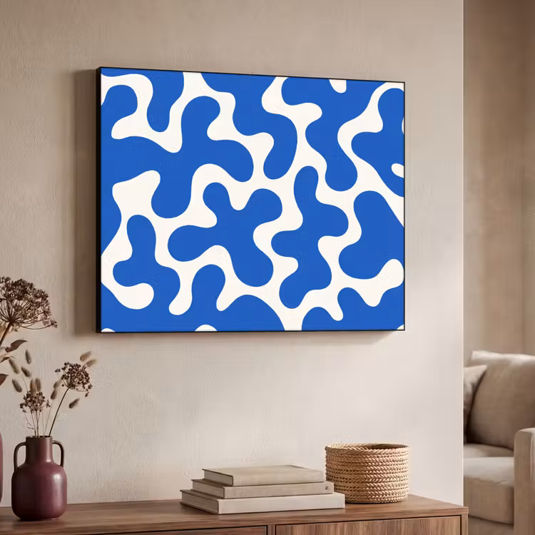 Art Frame - Vormen - Abstract - Blauw - Golven — 7