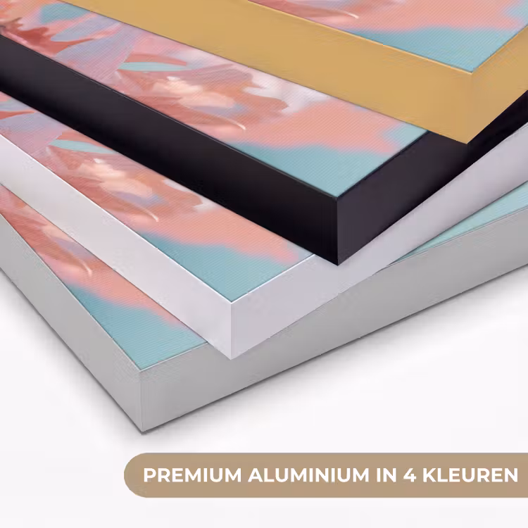Art Frame - Eikenbladeren - Takken - Roze — 2