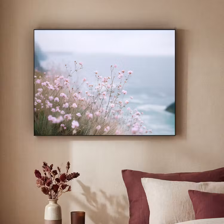 Art Frame - Klif - Bloemen - Zee - Roze — 3