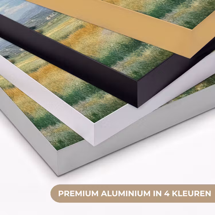 Art Frame - Landschap - Strobalen - Bergen - Wolken — 2