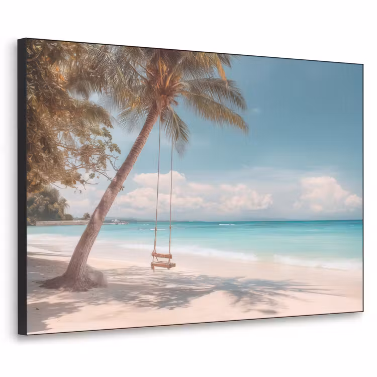 Art Frame - Palmboom - Schommel - Strand - Lucht — 1