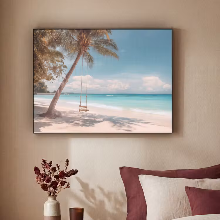 Art Frame - Palmboom - Schommel - Strand - Lucht — 3