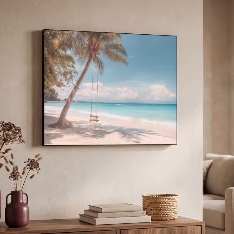 Art Frame - Palmboom - Schommel - Strand - Lucht — 7