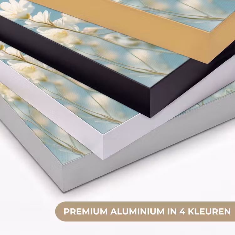 Art Frame - Stängel – Blumen – Luft – Weiß — 2