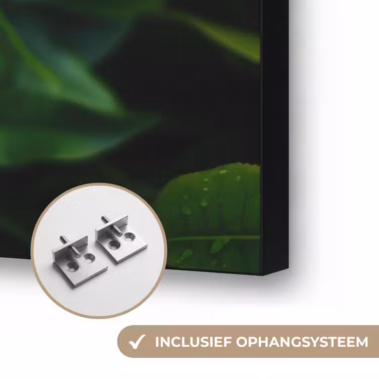 Art Frame - Bladeren - Regendruppels - Licht - Groen — 6