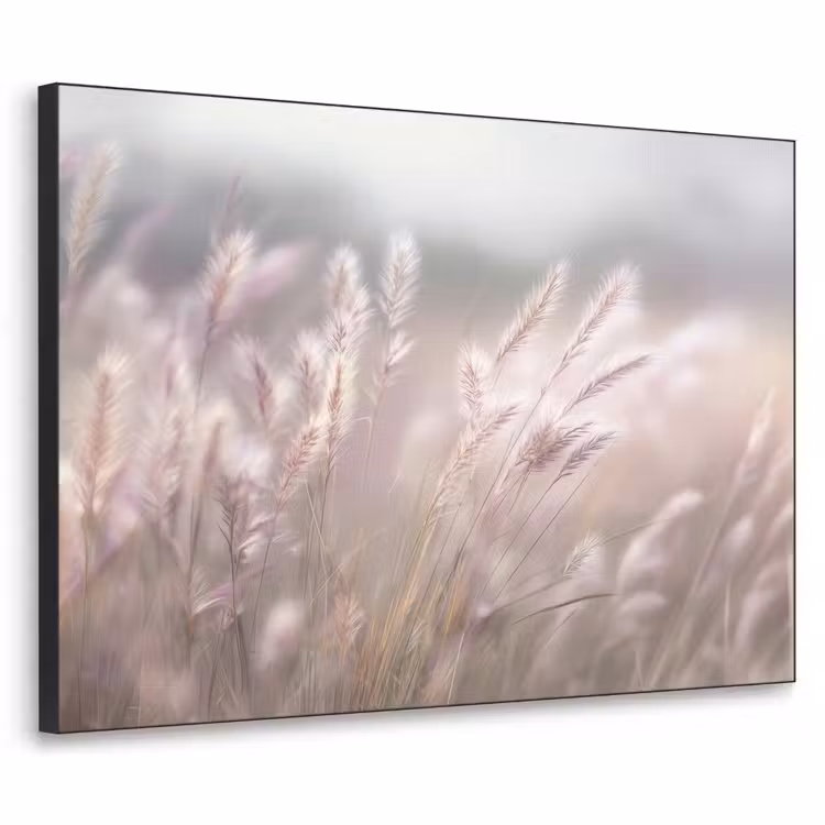 Art Frame - Graspluimen - Wind - Beige - Mistig — 1