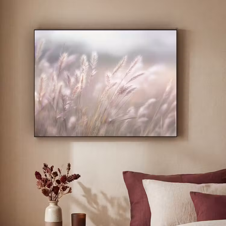 Art Frame - Graspluimen - Wind - Beige - Mistig — 3