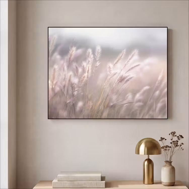Art Frame - Graspluimen - Wind - Beige - Mistig — 5