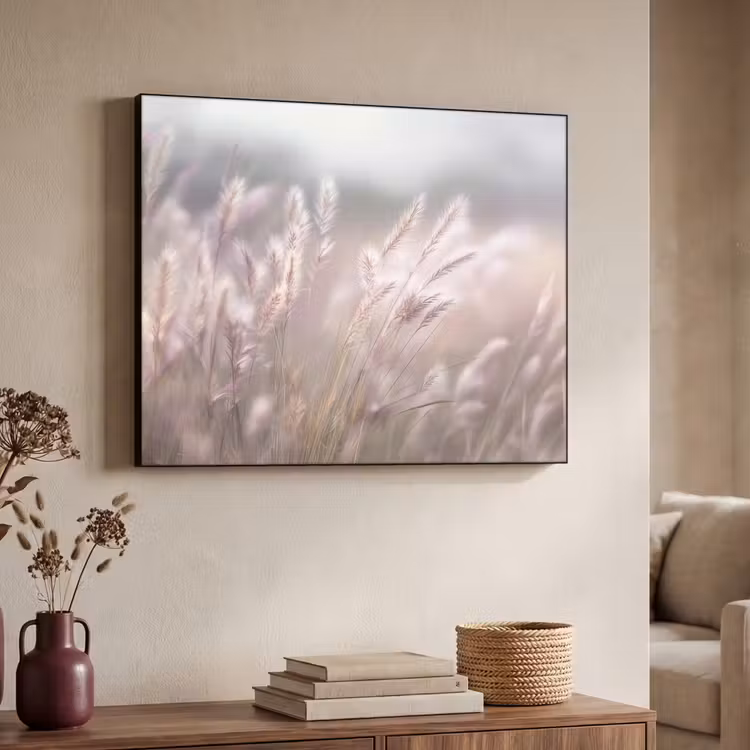 Art Frame - Graspluimen - Wind - Beige - Mistig — 7