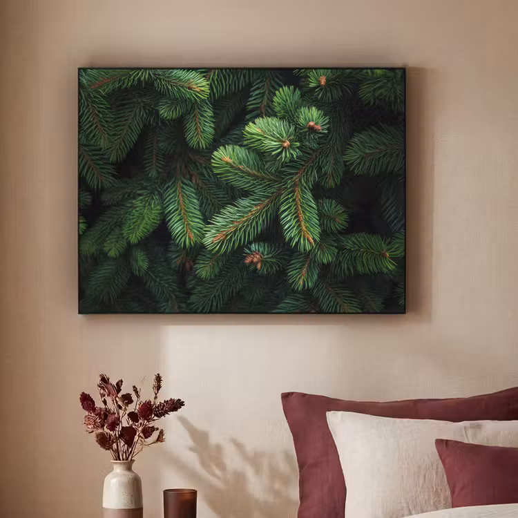 Art Frame - Sparrentakken - Knoppen - Naalden - Groen — 3
