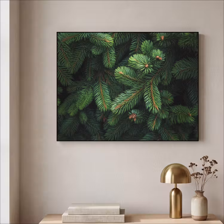 Art Frame - Sparrentakken - Knoppen - Naalden - Groen — 5