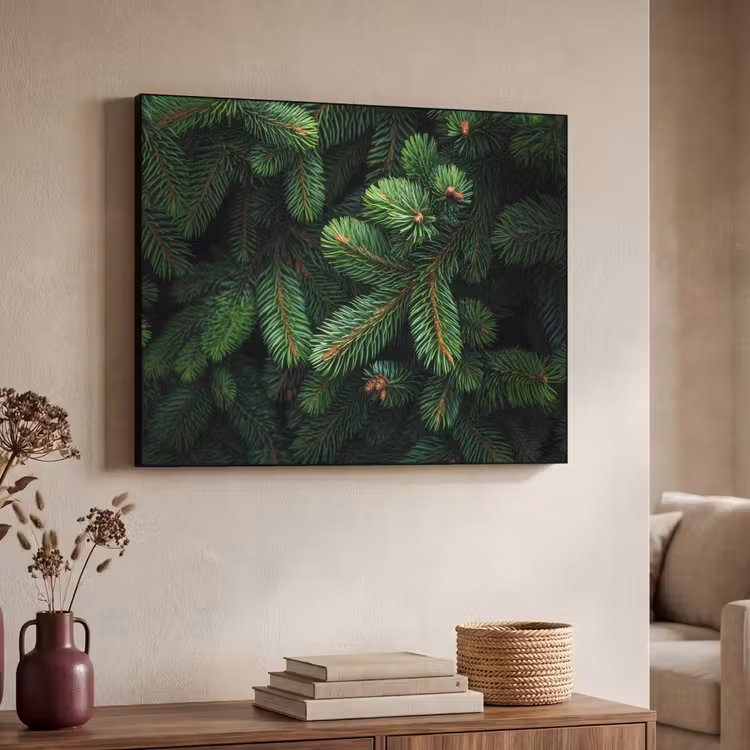 Art Frame - Sparrentakken - Knoppen - Naalden - Groen — 7