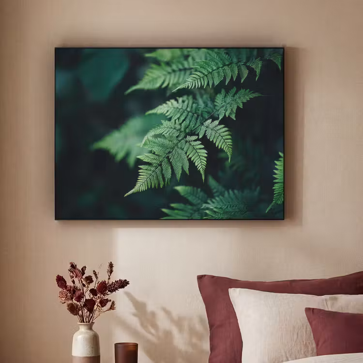 Art Frame - Varenblad - Groen - Structuur - Wazig — 3