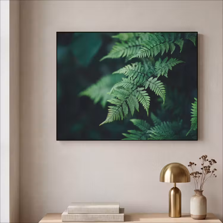 Art Frame - Varenblad - Groen - Structuur - Wazig — 5