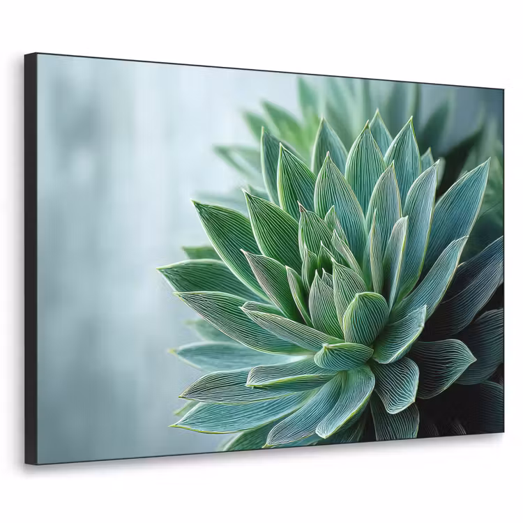 Art Frame - Vetplant - Bladeren - Groen - Wazig — 1