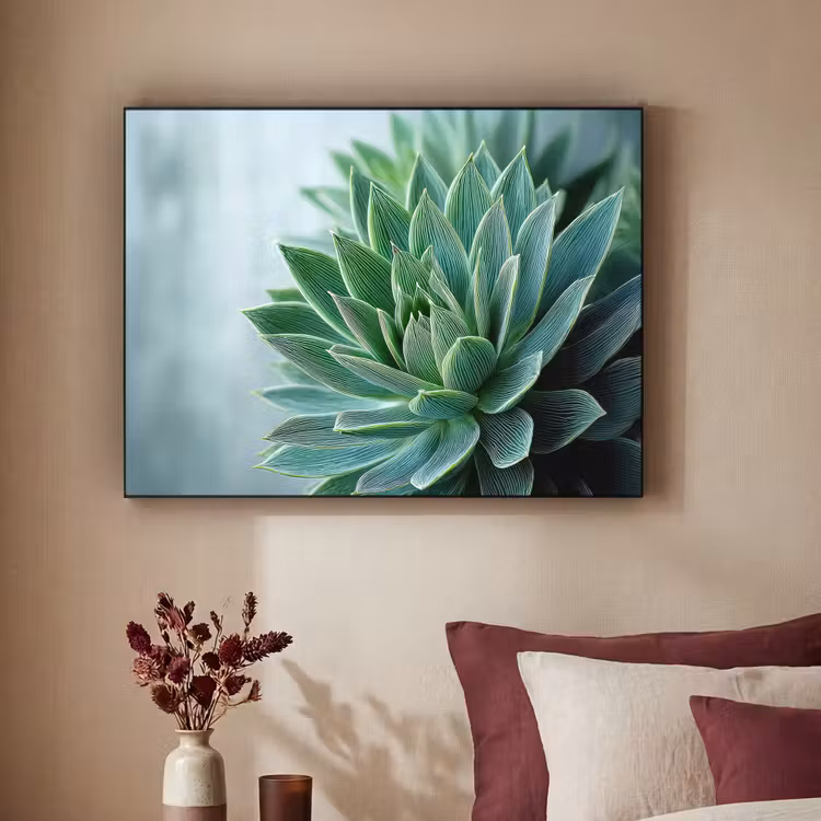 Art Frame - Vetplant - Bladeren - Groen - Wazig — 3