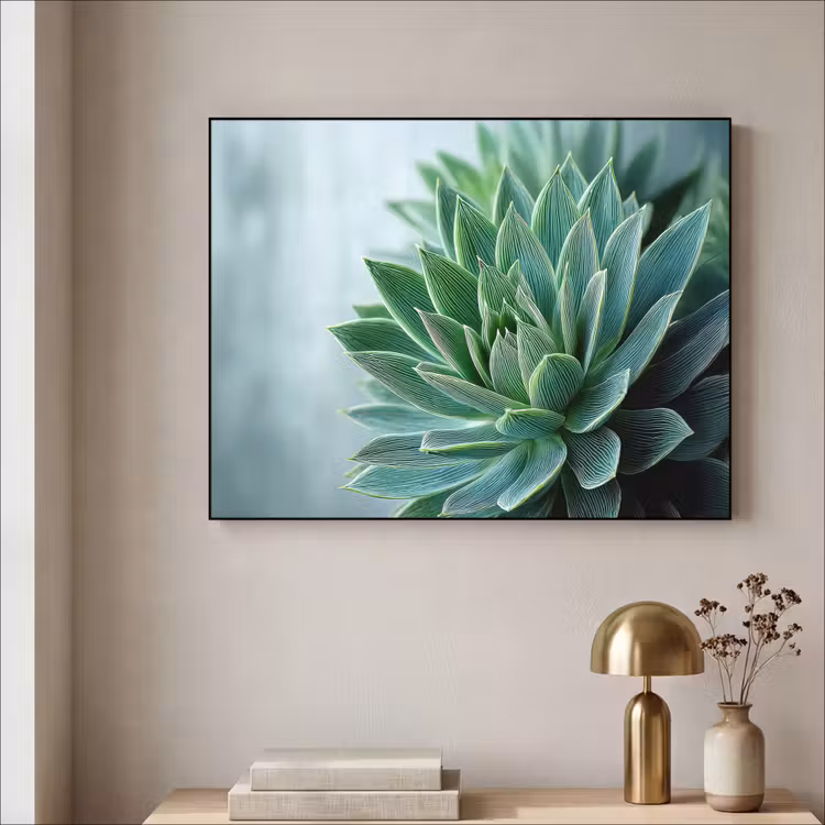 Art Frame - Vetplant - Bladeren - Groen - Wazig — 5
