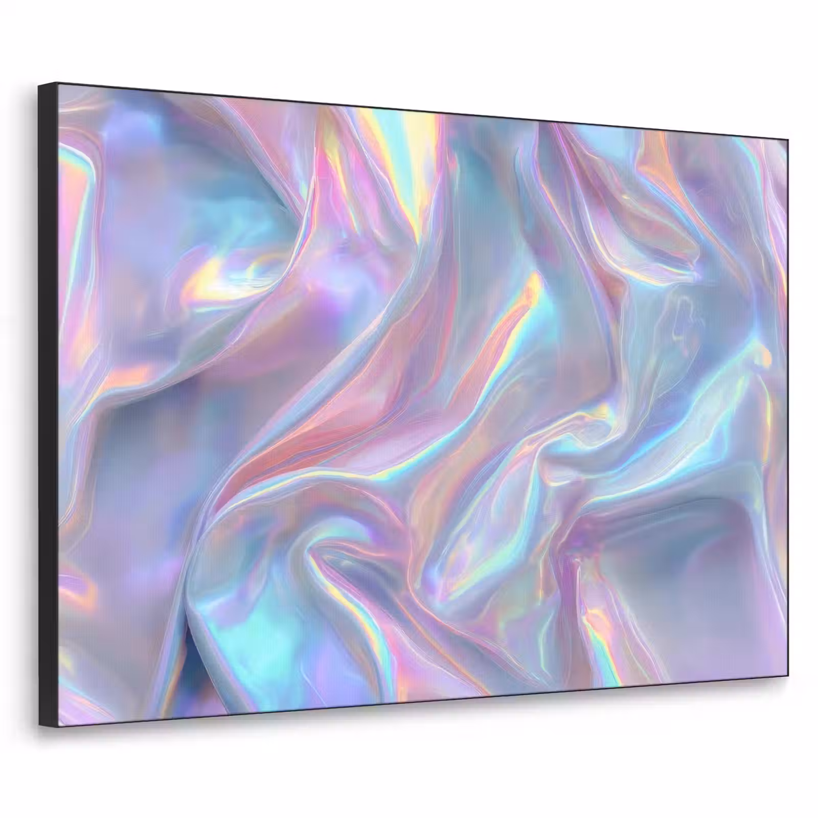 Art Frame - Golvend - Pasteltinten - Glanzend - Stof — 1