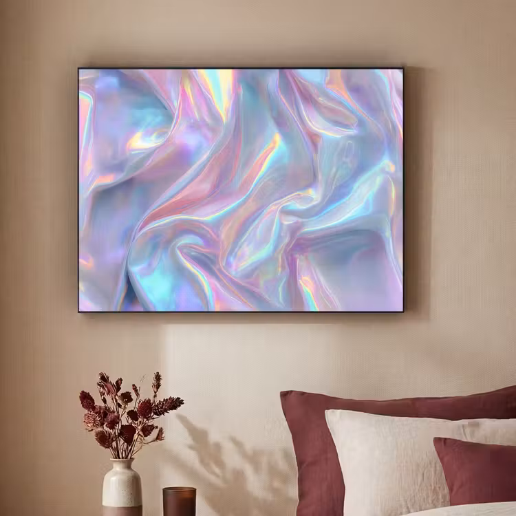Art Frame - Golvend - Pasteltinten - Glanzend - Stof — 3