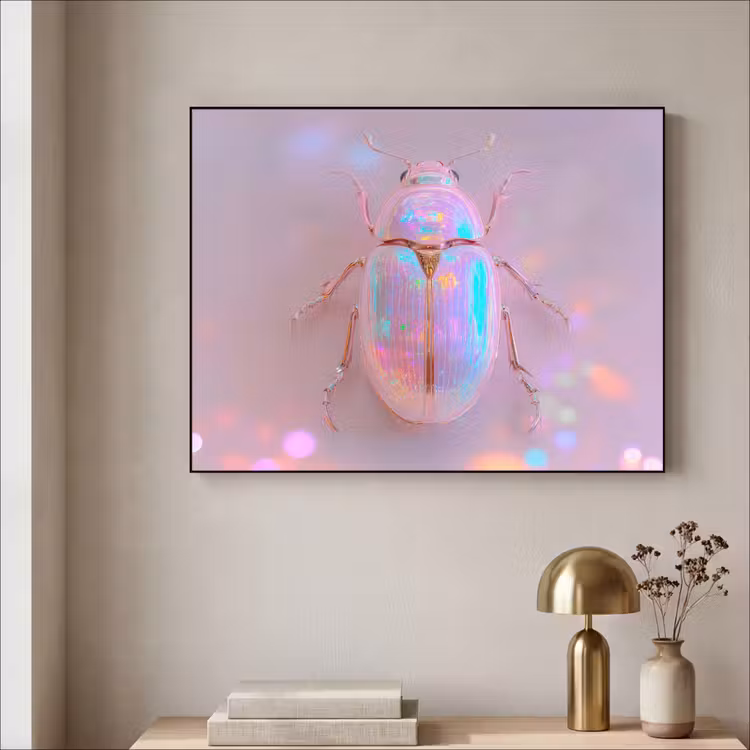Art Frame - Kever - Metallic - Lichteffect - Roze — 5