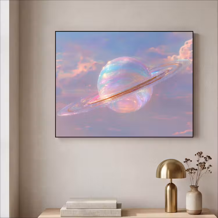 Art Frame - Planeet - Lucht - Wolken - Pasteltinten — 5