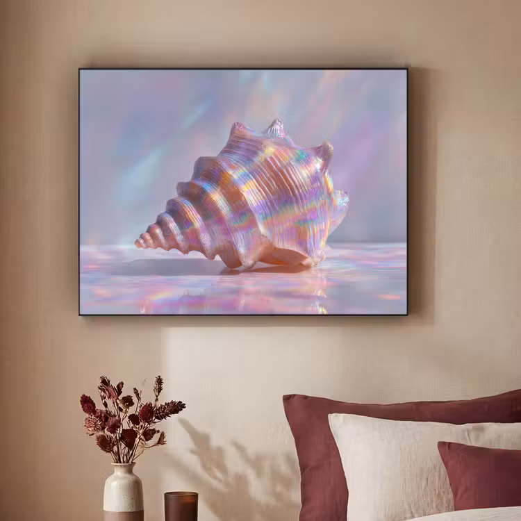 Art Frame - Schelp - Glanzend - Regenboogtinten — 3