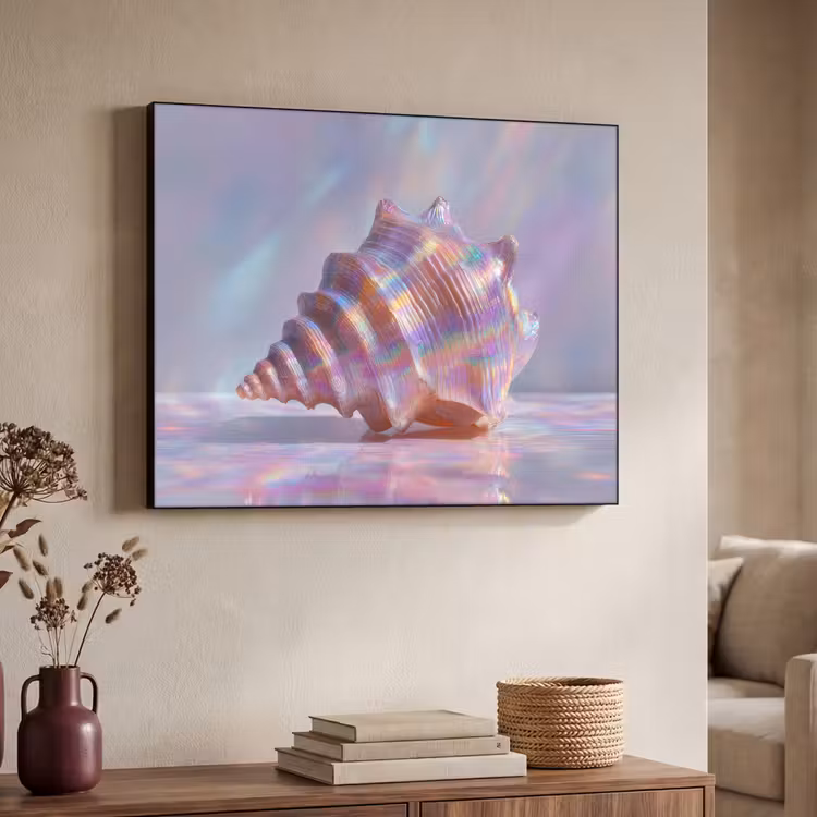 Art Frame - Schelp - Glanzend - Regenboogtinten — 7