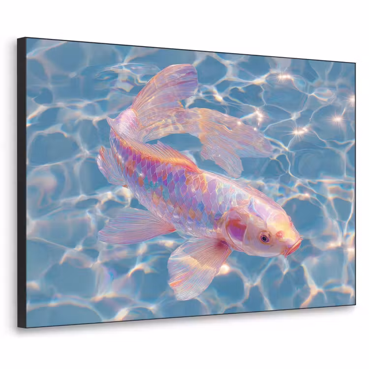 Art Frame - Vis - Water - Blauw - Licht — 1