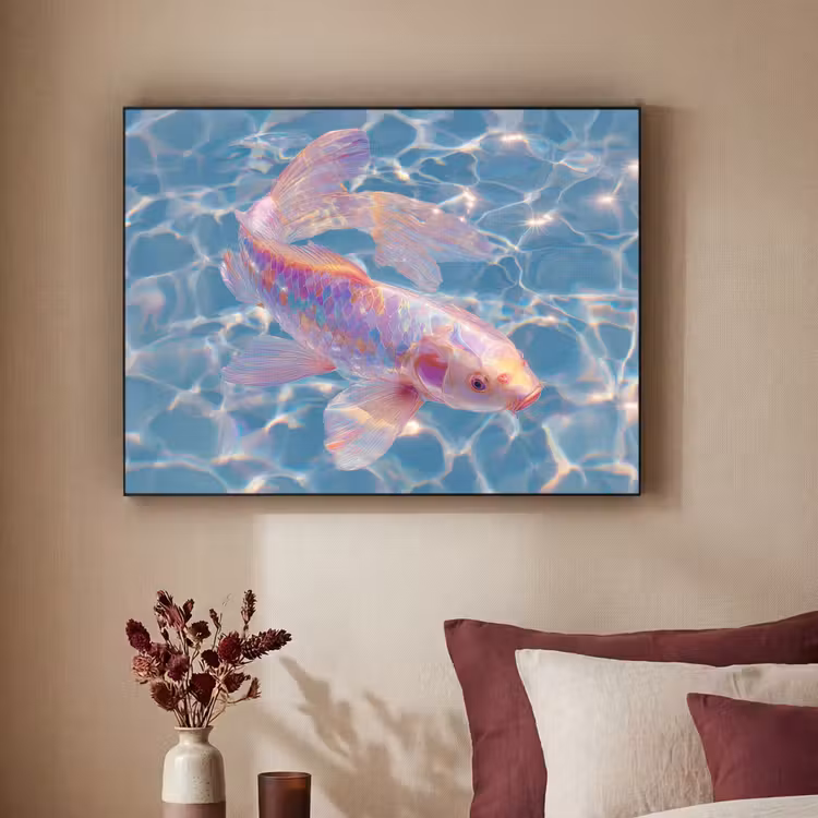 Art Frame - Vis - Water - Blauw - Licht — 3