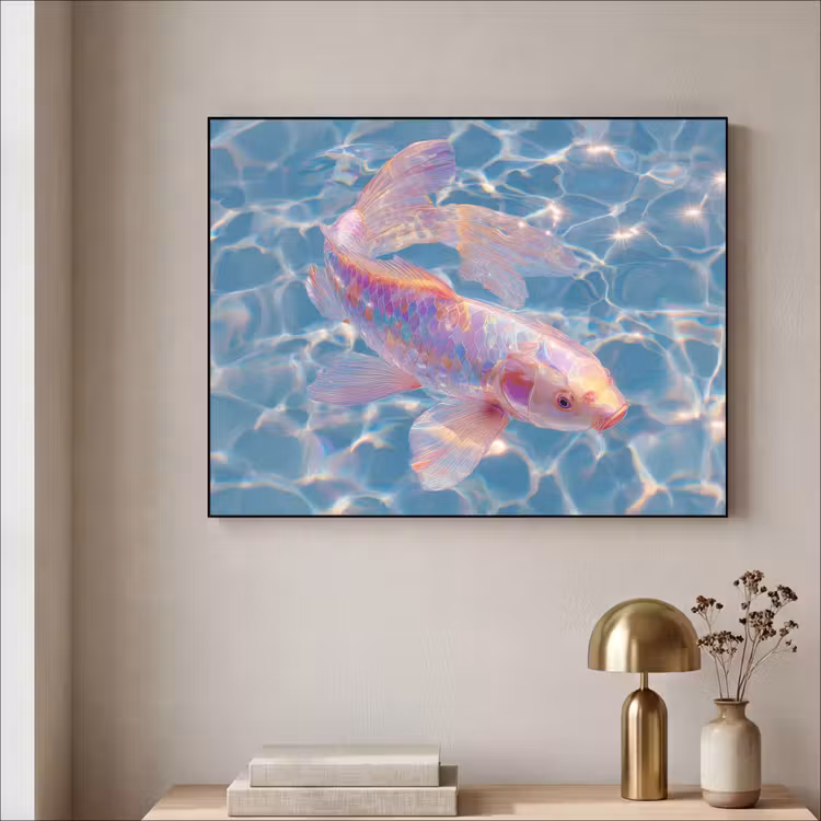 Art Frame - Vis - Water - Blauw - Licht — 5
