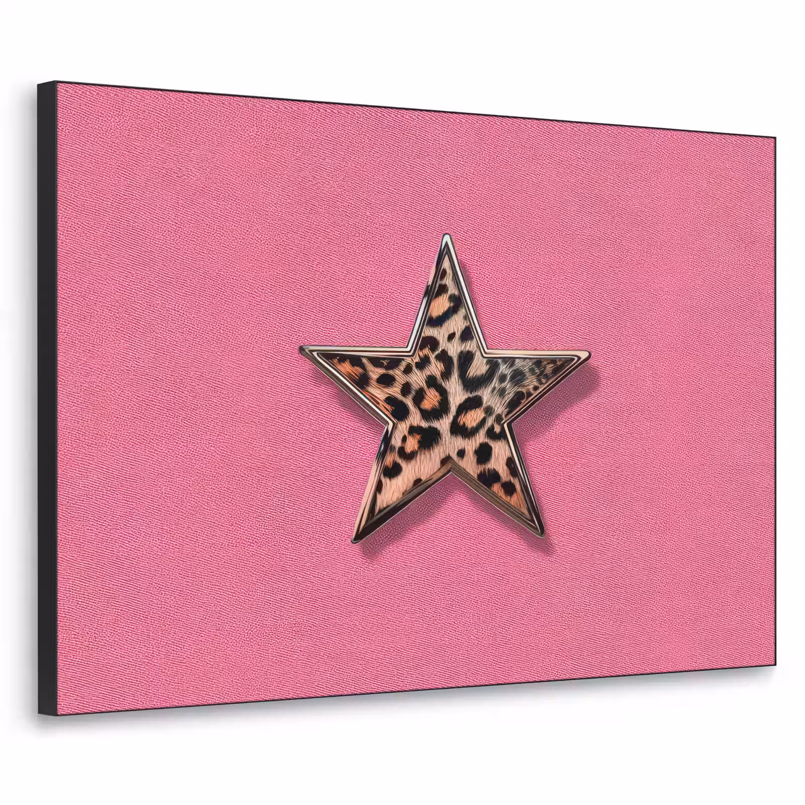 Art Frame - Ster - Luipaard - Print - Roze — 1