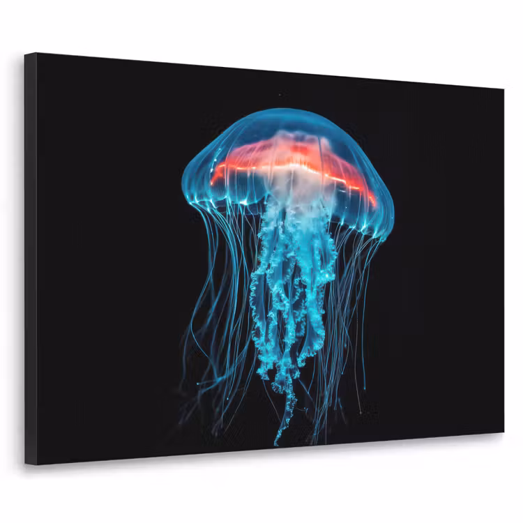 Art Frame - Kwal - Tentakels - Blauw - Licht — 1