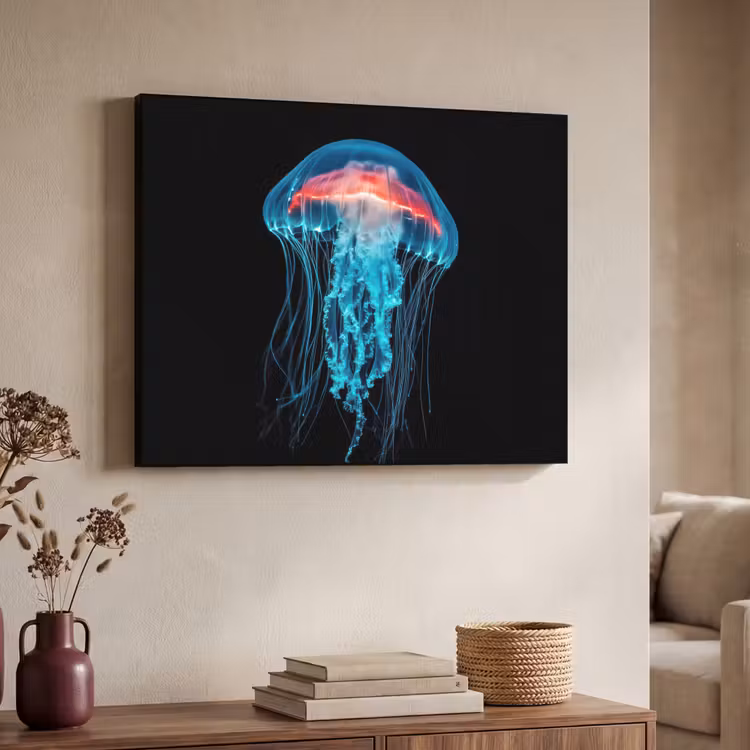 Art Frame - Kwal - Tentakels - Blauw - Licht — 7