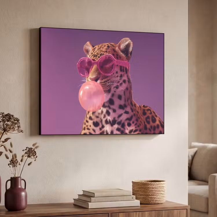Art Frame - Panter - Zonnebril - Kauwgombel - Roze — 7