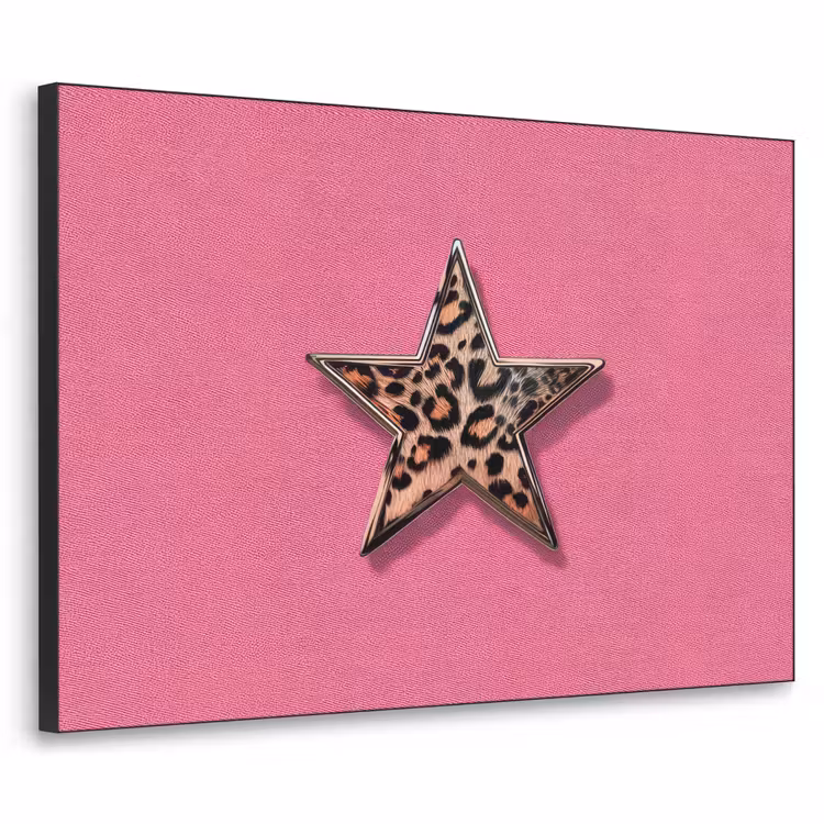 Art Frame - Ster - Luipaard - Print - Roze — 1