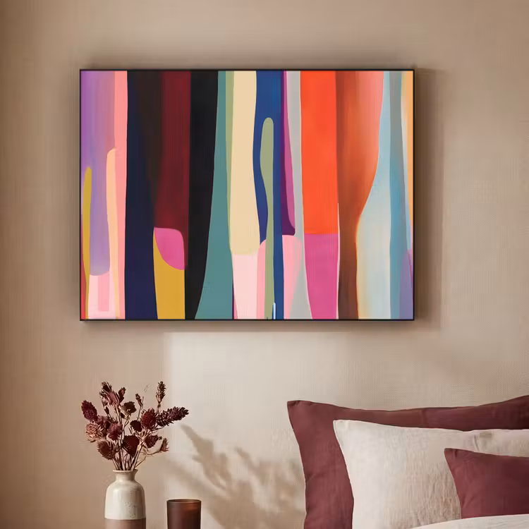 Art Frame - Kleurbanen - Verticaal - Kleurrijk — 3