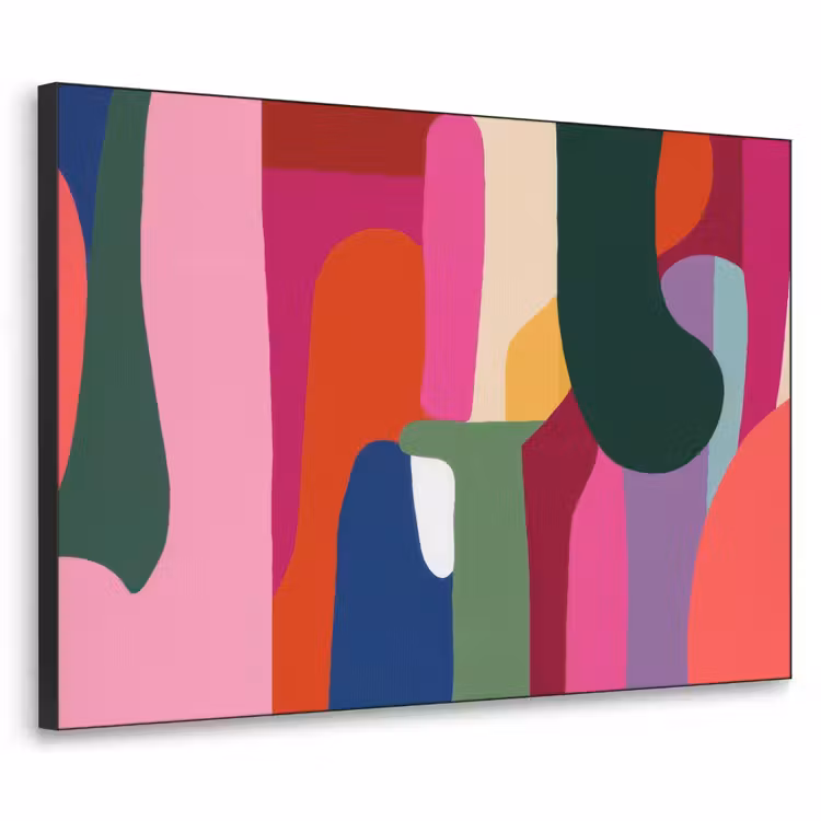 Art Frame - Kleurvakken - Recht - Rond - Abstract — 1