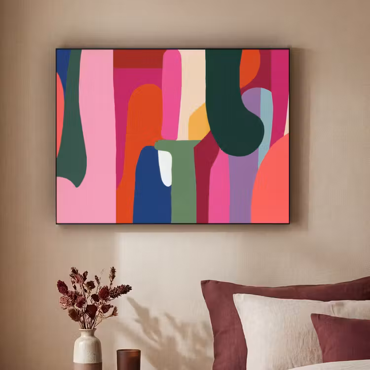 Art Frame - Kleurvakken - Recht - Rond - Abstract — 3