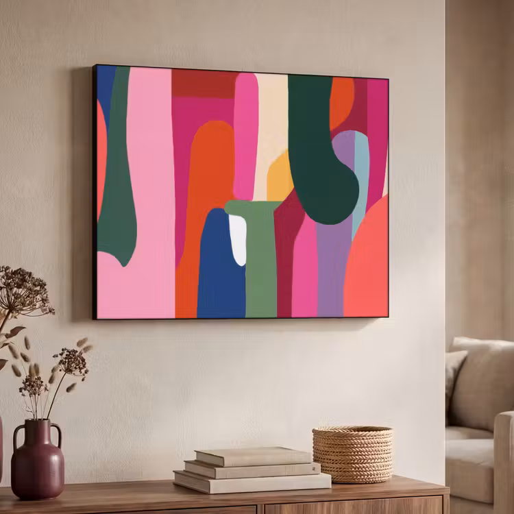Art Frame - Kleurvakken - Recht - Rond - Abstract — 7