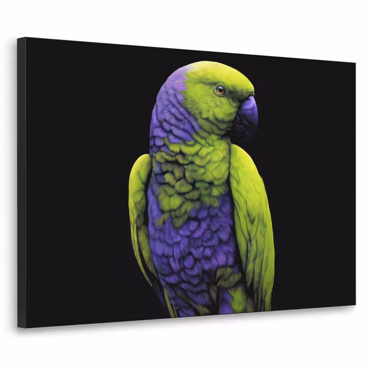 Art Frame - Papegaai - Veren - Opvallend - Groen — 1