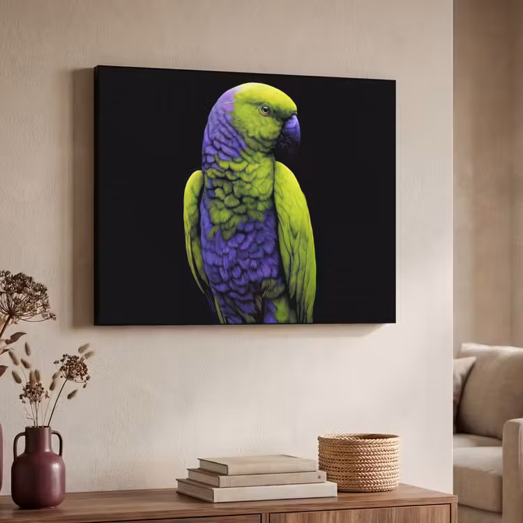 Art Frame - Papegaai - Veren - Opvallend - Groen — 7
