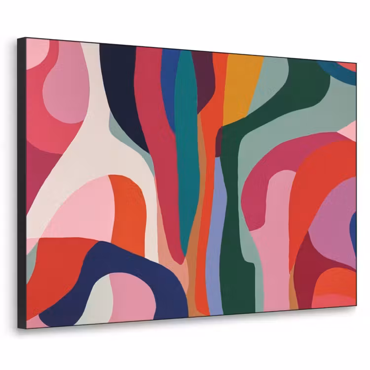 Art Frame - Vormen - Bochten - Kleurrijk - Abstract — 1