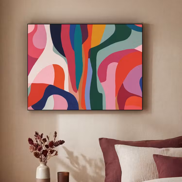 Art Frame - Vormen - Bochten - Kleurrijk - Abstract — 3